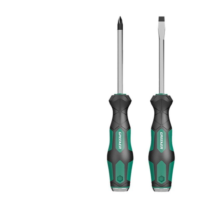 Green Forest Master Industrial Flathead & Phillips Screwdriver Set