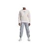 Under Armour Summit Logo Solid Color Crew Neck Long Sleeve Sweatshirt Men sweatshirt White 1361453-113