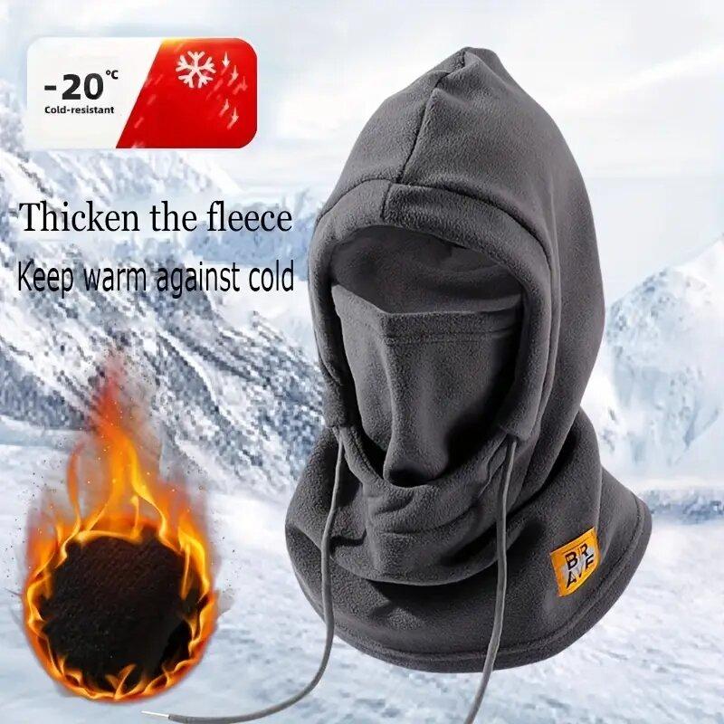 Winter Cycling Face Mask Neck Warmer Full Face Windproof Thermal Hat Motorcycle Scooter Cold Protection Headwear