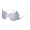 Frameless Windproof Sunglasses Women'S Tide One-Piece Large-Frame Sunglasses Women'S Glasses