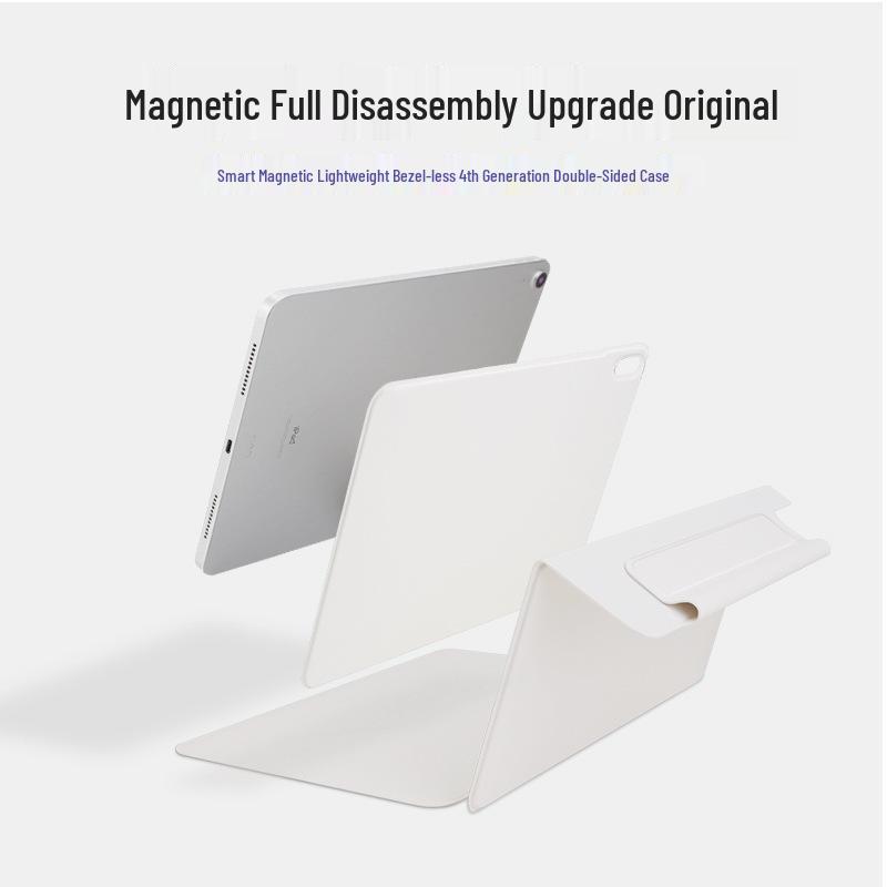 Ultra-Slim Magnetic Dual-Sided Buckle Case with Horizontal & Vertical Stand for iPad & Huawei MatePad