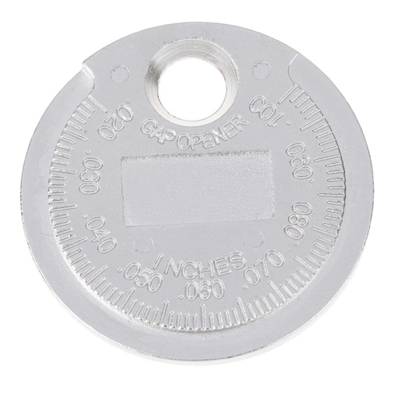 Spark Plug Gap Gauge Measurement Tool Coin-type 0.6-2.4mm Range Measuring Tool
