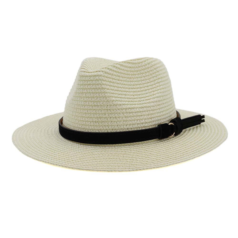 60CM Size Design Mens Straw Sun Hat For Women British Style Panama Church Jazz Hats Summer Beach Vacation Hats