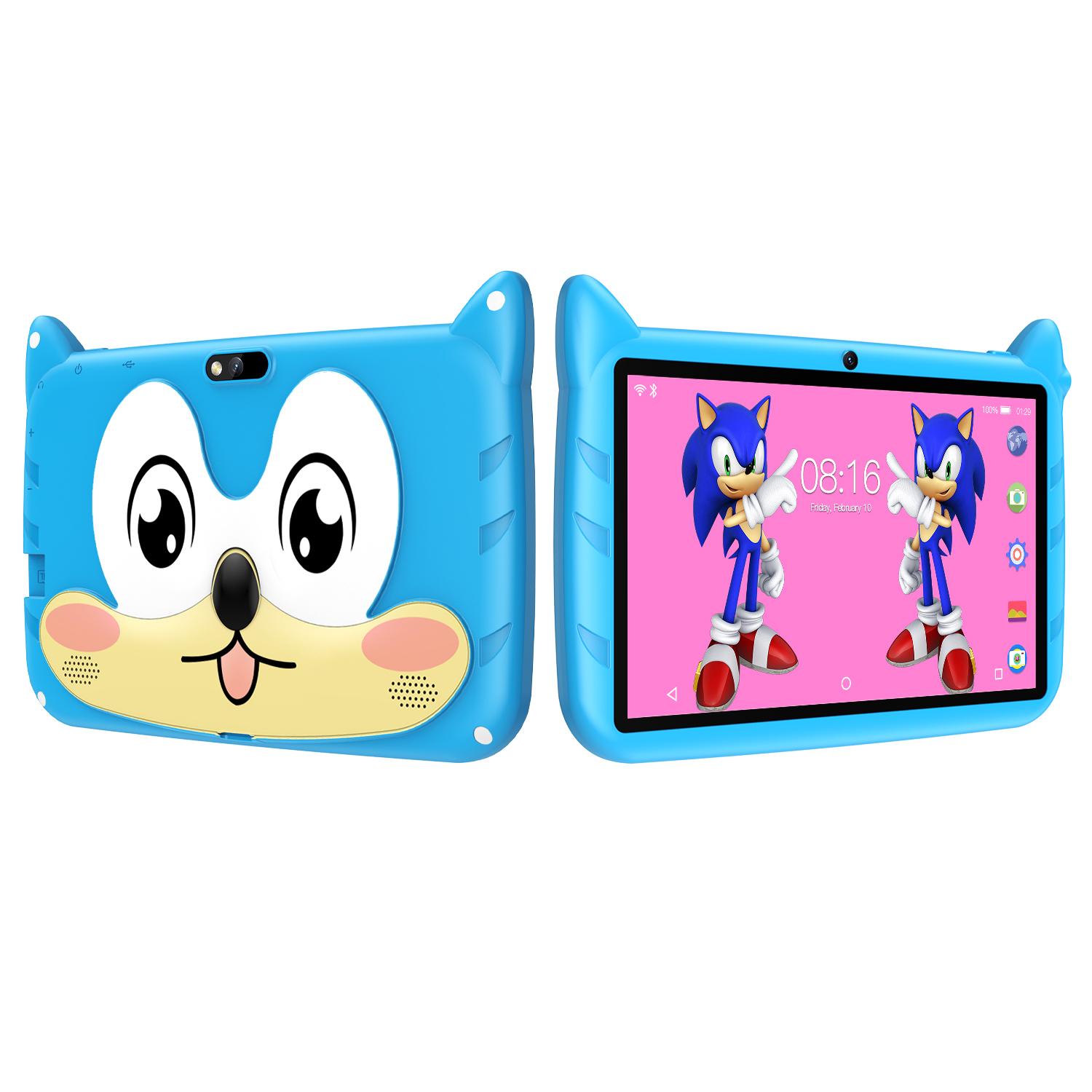 

BDF 7-дюймовый детский планшет Android13 Tab 4 ГБ+64 ГБ WiFi и Bluetooth и 4000 мАч Standard