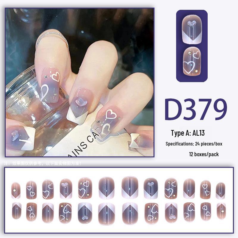 Summer Fresh Peach Heart Ombre Nail Art with Diamond Accents