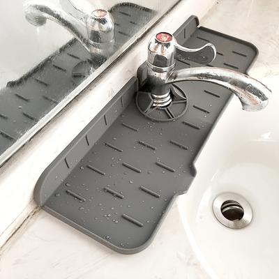 Silikónová absorpčná podložka pod batériu - Absorpčná, elektricky odolná podložka proti striekajúcej vode do drezu s odtokom, vodotesná ochranná podložka na kuchynskú dosku