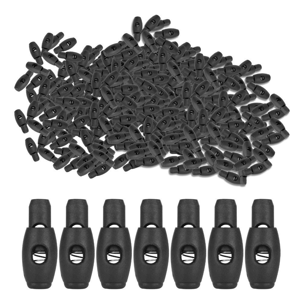 100pcs Single Hole Cord Locks Nylon Rope Buckle Versatile Spring Stopper  Outdoors
