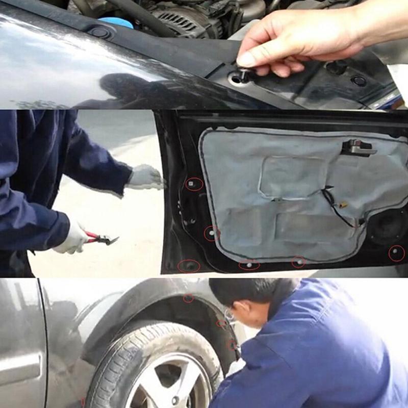 500Pcs Mixed Auto Car Fastener Clip Bumper Fender Trim Plastic Rivet Door Panel