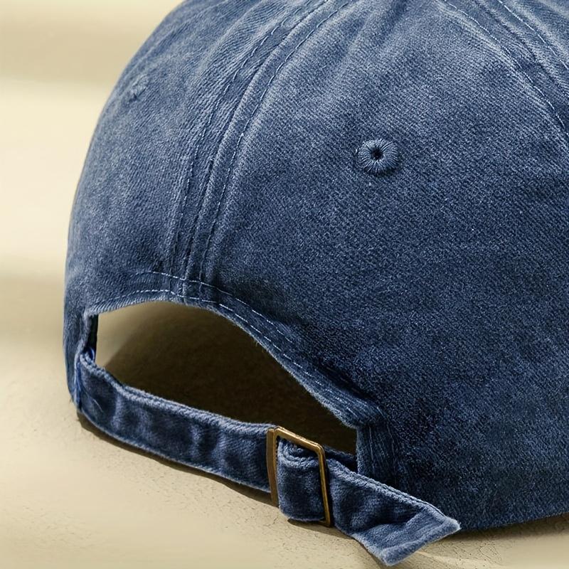 [Black Cat Baseball Cap] Adjustable Breathable Black Cat "Nope" Cartoon Print Baseball Cap | Vintage Washed Soft Top, Sun Hat Fo