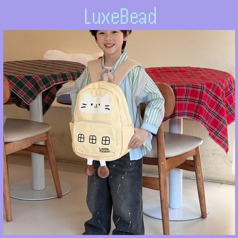 Kitten Adorable Cartoon Baby Backpack Cute Unisex School Bag For Boys Girls And