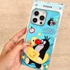 Applicable To Apple 15 Mobile Phone Case Water Ripples IPhone 14pro New Cartoon IPhone 13 Little Mole Cute