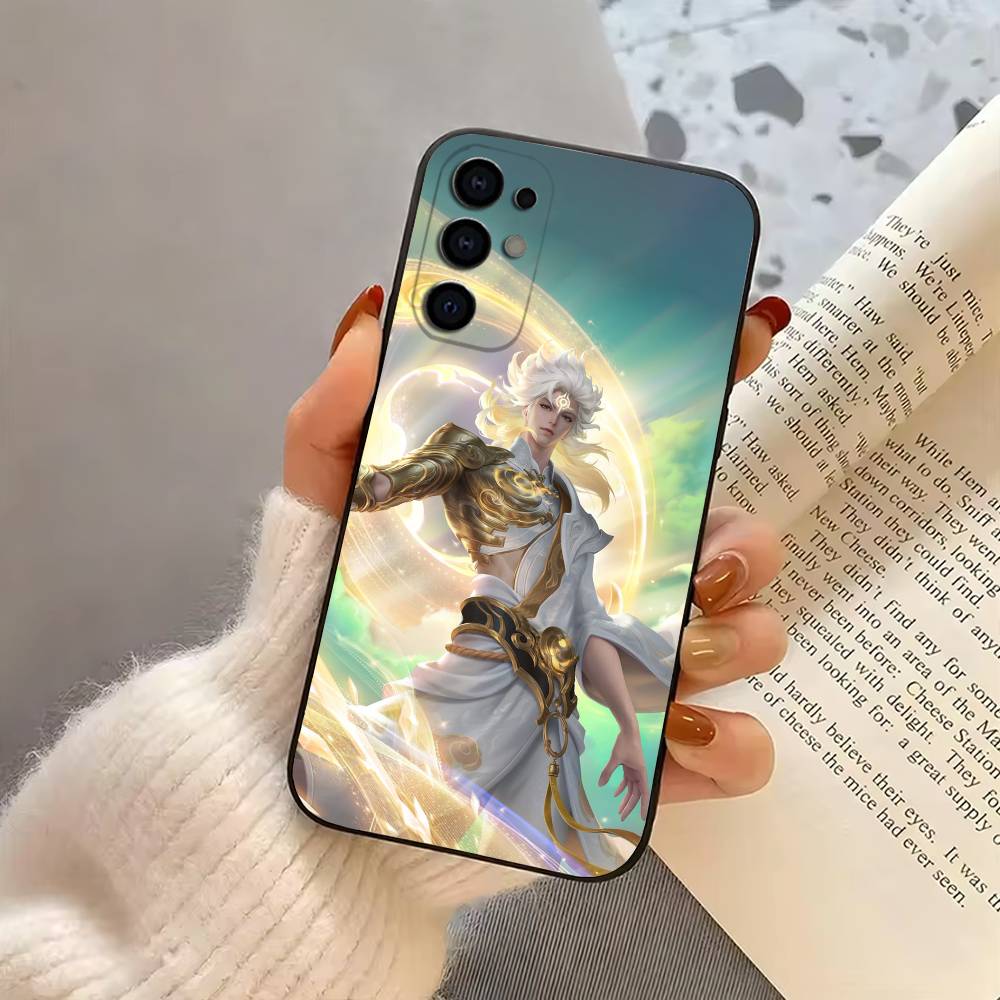 H-Honor of K-Kings Li Bai-es Phone Case For Samsung S25,S24,S21,S22,S23,S30,Ultra,S20,Plus,Fe,Lite,Note,10,Black Cover