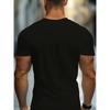 Men's Casual Short Sleeve Summer T-Shirt, Suitable for Daily Casual Wear, Outdoor Sports