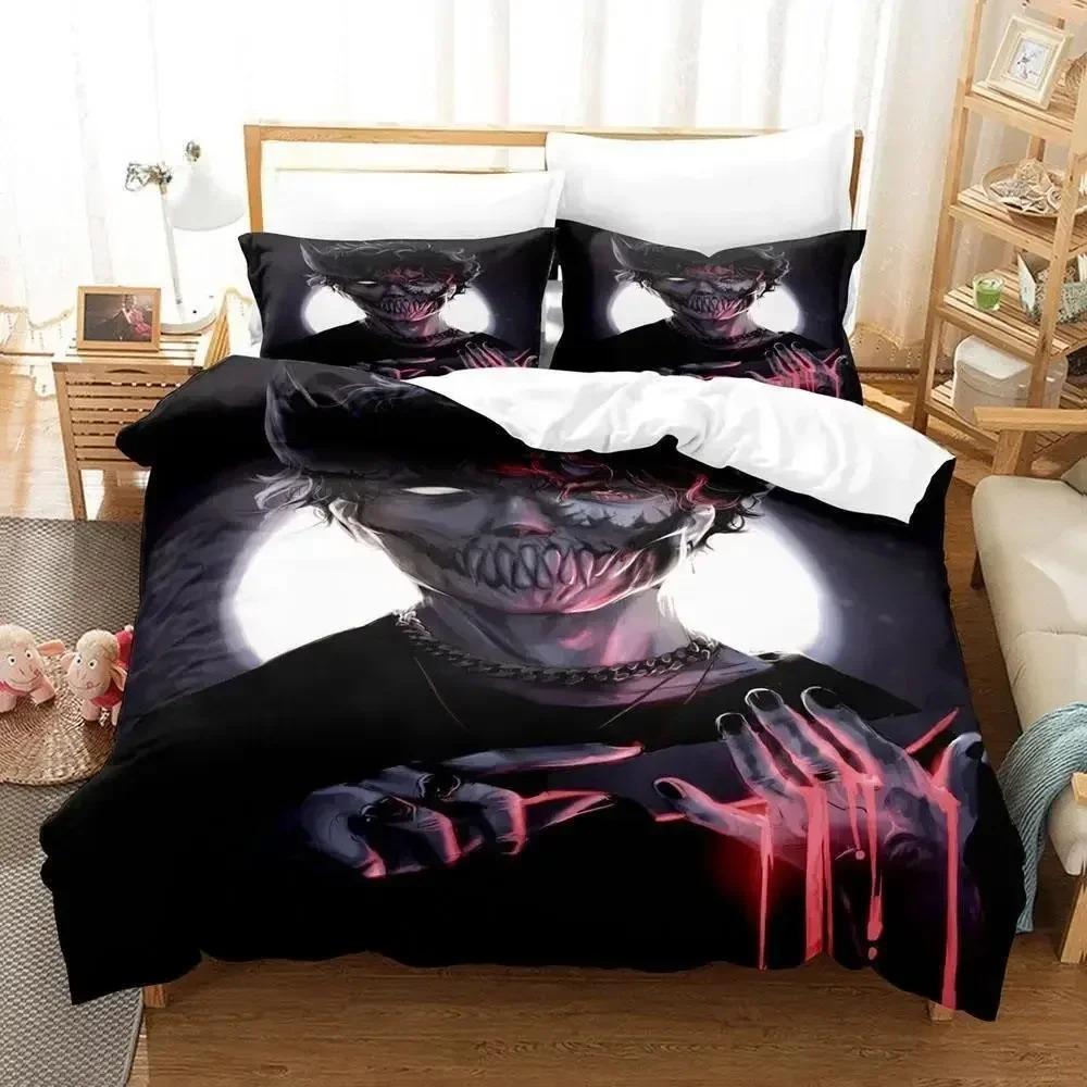 Comforter Corpse Husband Bedding Set 3D Printed Suitable For Bedroom Kids Home Textile