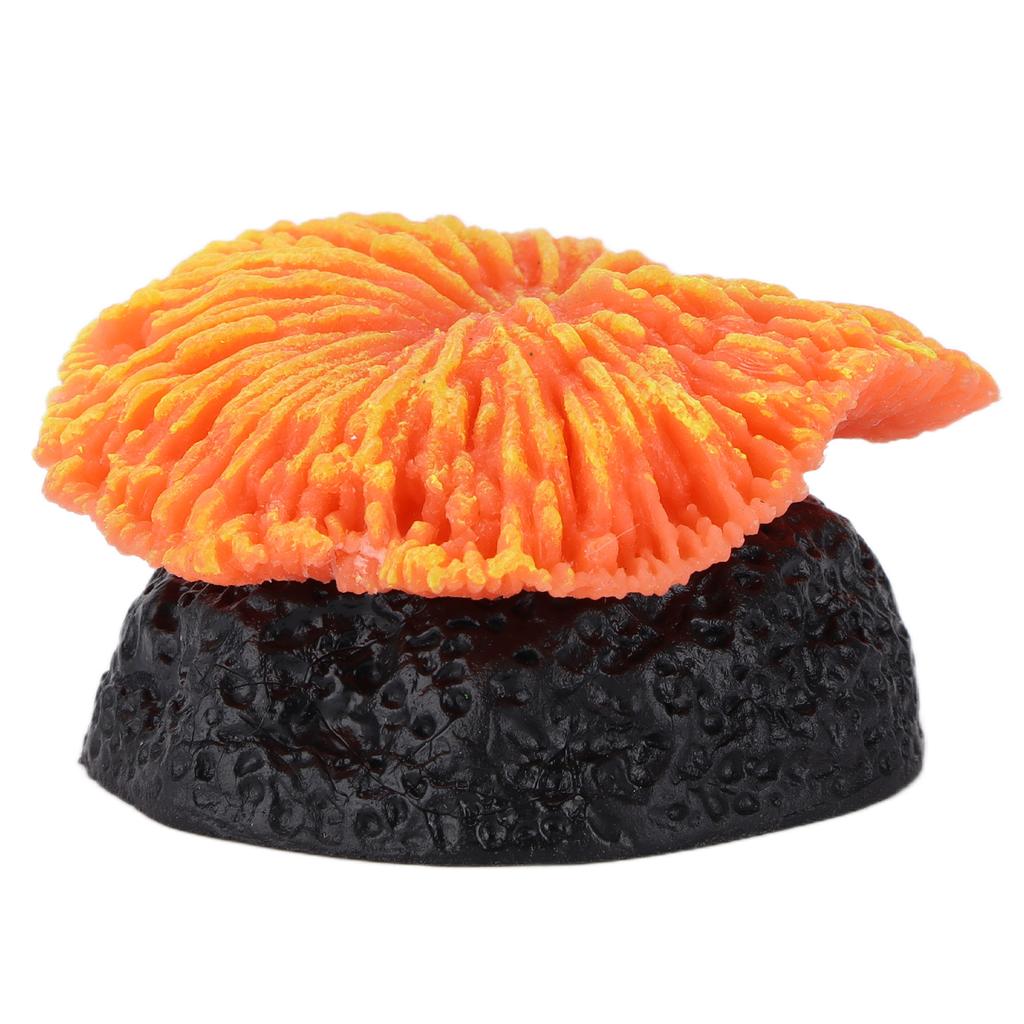 Landscaping Aquarium Decoration Artificial Sawgrass Decoration for Fish Tank and AquariumOrange