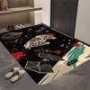 Kober s motivem Star Wars, vhodný do obývacího pokoje, retro vzor galaxie, vesmírné hvězdolety, velká protiskluzová rohožka, koupelnová předložka, domov