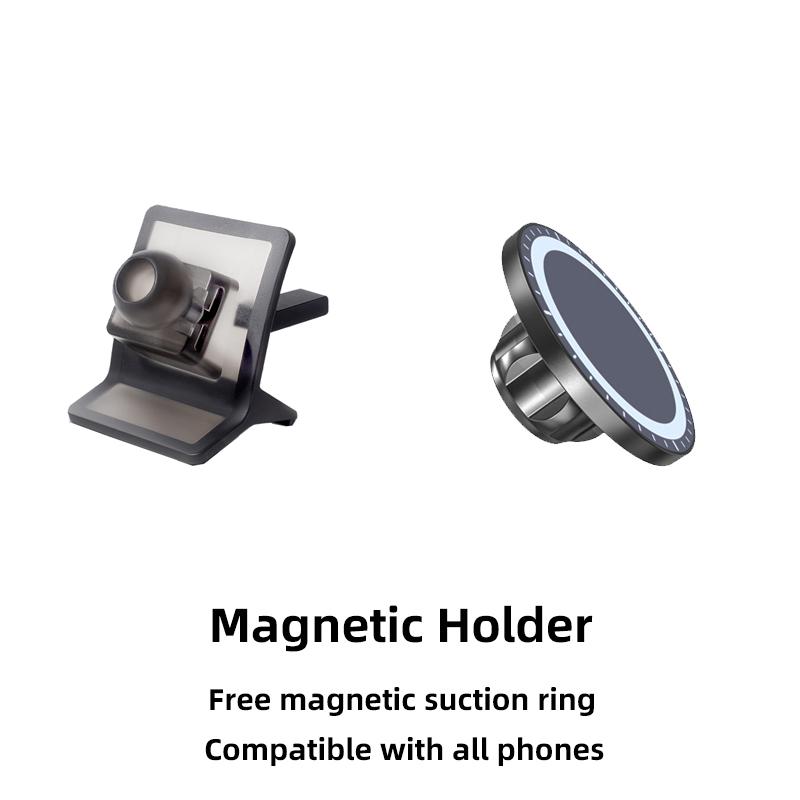 Pro ZEEKR 001 2025 2025 2025 Držák na telefon do auta Magnetická bezdrátová nabíječka Speciální držák na mobilní telefon Pevná základna stojánku