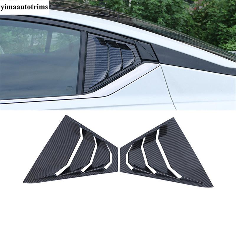 2PCS Car Rear Window Shutter Triangle Deflector Decoration Cover Trim Exterior Accessories For Nissan Altima / Teana - 2025