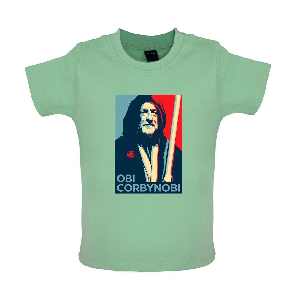 

Obi Corbynobi - Baby Kids Boys Girls Unisex T-Shirt / Babygrow - Jeremy Politics Labour Corbyn Election 130