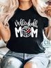 MOM Volleyball Printed Mother Plot Gift for Women's T-shirts, Summer Short Sleeved Fashion