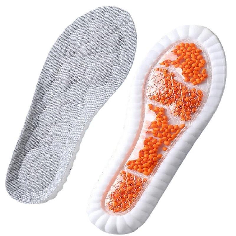 

Спортивная стелька PU Air Cushion для воздухопроницаемости, комфорта, амортизации, утолщенные мягкие эластичные мужские и женские стельки для бега 45-46 оранжевый