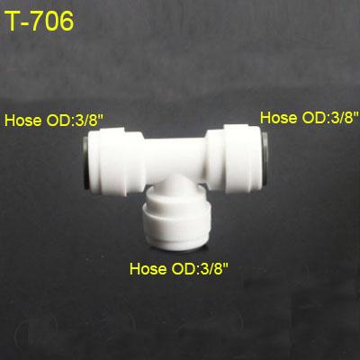 1/4" 3/8" OD Hose Tube 1/4" 1/2" 3/4" 1/8" Plastic Pipe Quick Connectors RO Water Connector Fittings Reverse Osmosis System