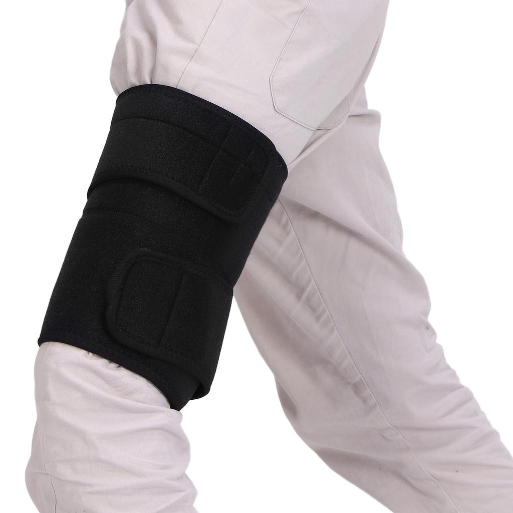 Thigh Support Brace Compression Sleeve Support Hamstring Wrap for Pulled Groin Muscle Sciatica Pain