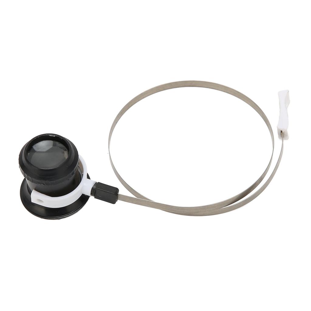 Watch Repair Magnifying Glasses Foldable Head Mounted Loupe with Stainless Steel Ring 5X
