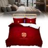 Arsenal Pattern Digital Print Bedding Set With Active Dyeing For Bed Kids Bedroom Decor