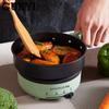 Foldable Travel Pot Multifunctional Split Stir-Fry Pan Portable Cooking Pot Electric Heating Stove Water Boiler 220V