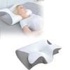 Comfortable Memory Foam Neck Pillow For Home Sleep With Supportive Design And Ergonomic Shape