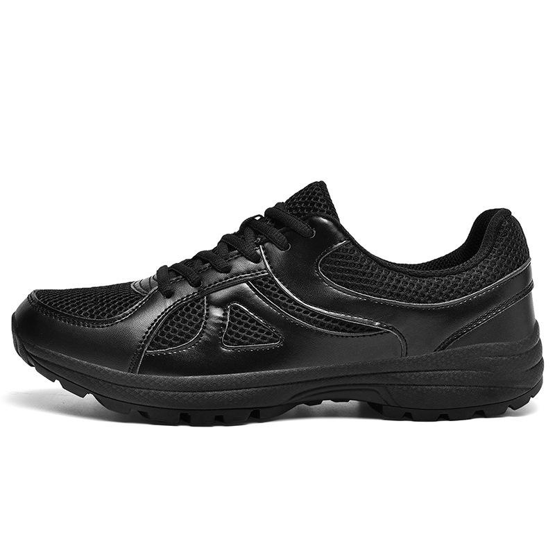 New Spring and Autumn Training Shoes Men's Black Physical Shoes Fire Training Shoes Labor Insurance Rubber Shoes Liberation Shoes Sports Shoes Runni
