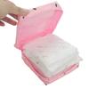 Square Printed Multipurpose Sanitary Napkin Zipper Pouch (3 Colors)