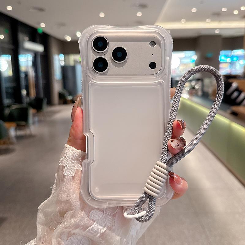 

New Product for Apple for IP17ProMax Air Cushion Three-in-One Frosted Phone Case Four Corners Anti-Fall Redmi Note 15 5G