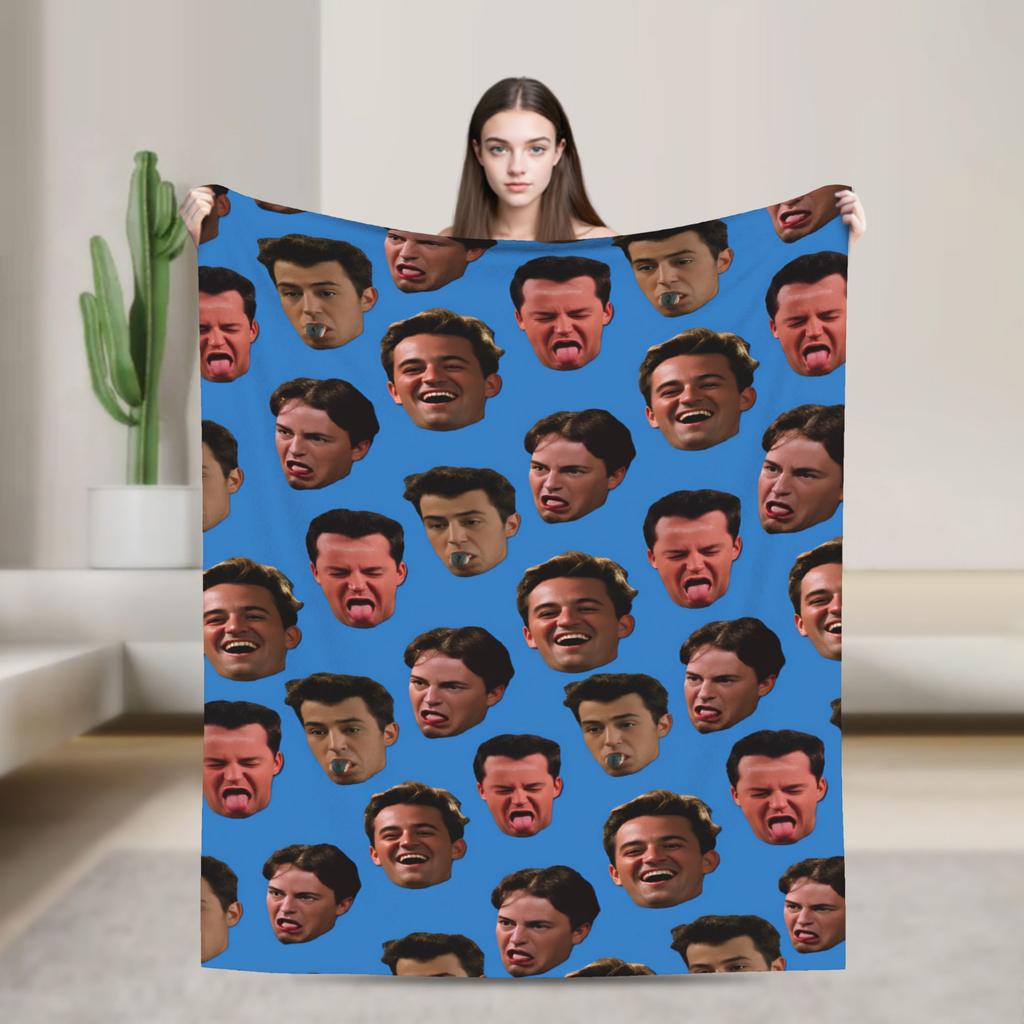 Friends Television Cartoon Blankets Warm Soft Plush Throw Blanket For Couch Bed Travel Office Flannel Bedspread Bed Cover
