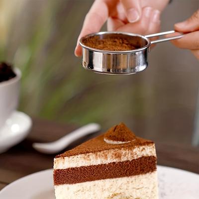 Colador de Harina de Malla Fina de Acero Inoxidable Espolvoreador de Azúcar Glas Dispensador de Harina Agitador Para Matcha Polvo de Chocolate Utensilios para Hornear