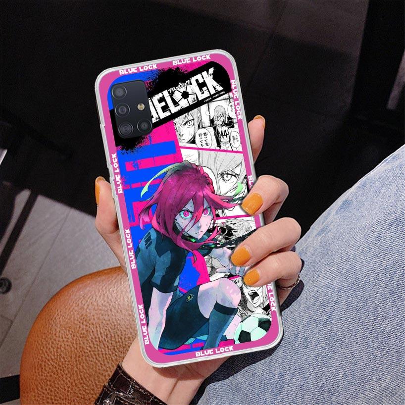 Anime Blue Lock Phone Case For Samsung Galaxy A52 A32 A22 A12 A51 A31 A50S A30S A20S A10S Note 20 Ultra 10 Plus S10 A72 A71 Gala