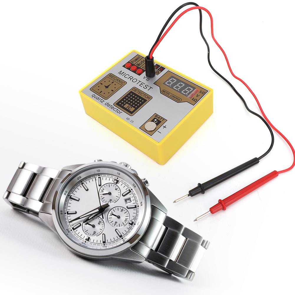 QD-20 Watch Battery Pulse Tester Quartz Movement Tester Demagnetization Machine Watch Repairing Tool