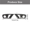 090E Bumper Trim Grille Automotive Accessories Easy Installation Front Bumper Fog Light Frame Grille for 6L 2002-2006