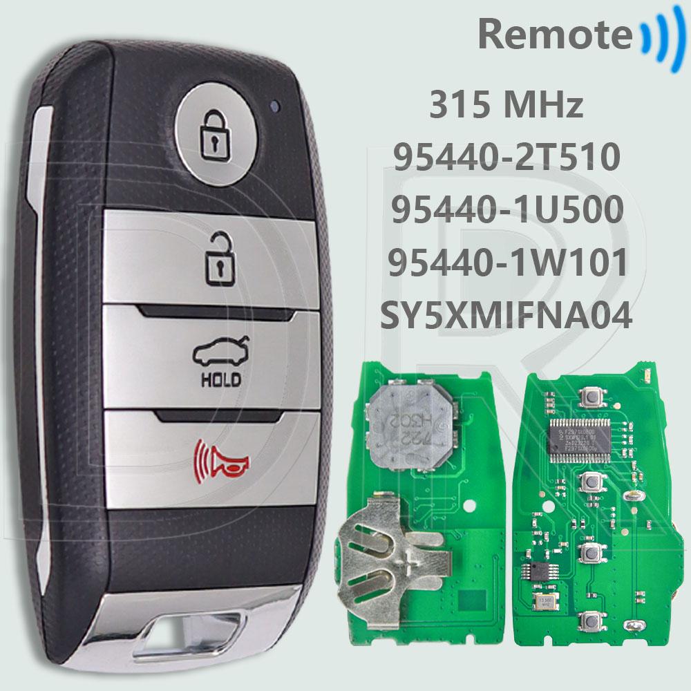 DR SY5XMFNA04/SY5XMFNA433 95440-2T500/2T510 315/433MHz ID46 PCF7952 Chip Car Remote Key For KIA Rio Sportage Optima 2014 2015