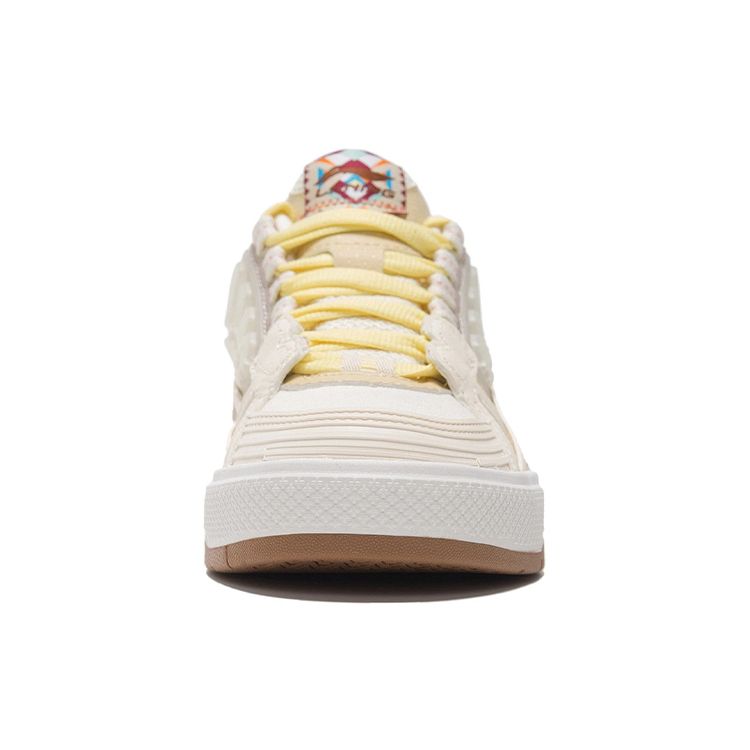 Li-Ning Millennium Era Fabric TPU Leather Trendy Sports Slip-Resistant Wear-Resistant Lightweight Breathable Low-Top Skate Shoes AZGS010-2