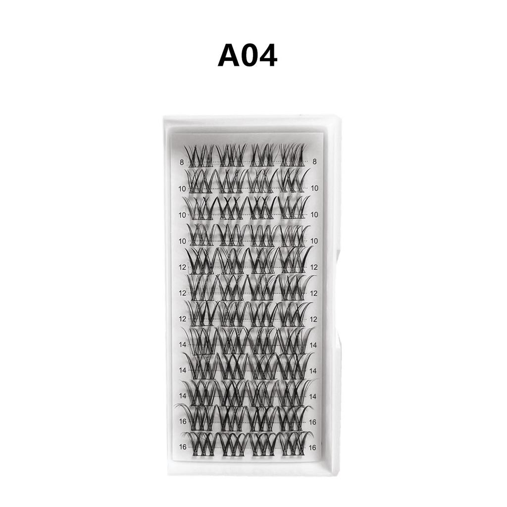 Natural Soft Self-Grafting Single-Cluster Segmented False Eyelashes Diy Eyelashes