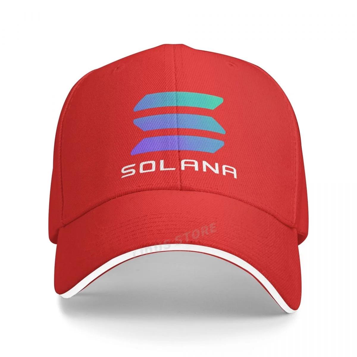 

Solana Crypto Solana Sol Baseball Cap Hat Hip Hop Women Sun Czapka Casquette Casual Unisexs Outdoor Fish Bonnet Adjustable
