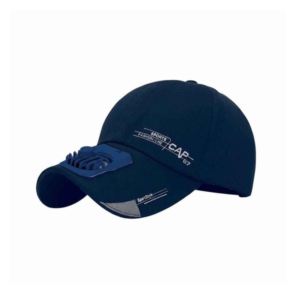 Long-lasting Baseball Cap with Fan Portable Anti-collapse Cooling Peaked Cap Sport