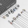 Cross Border Titanium Steel Chain Men's Hip-hop Necklace Fashion Brand Street Personality Internet Celebrity Pendant Trampoline Sweater Accessories