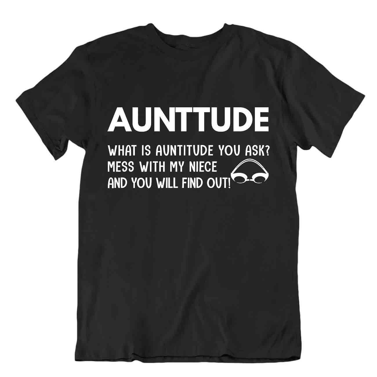 Swimming T-Shirt Aunttude Tee Relaxing Sports Shirt Funny Humor Tshirt 2XL