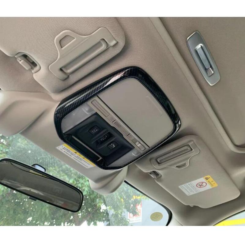 For Subaru Forester 2018     Sticker Styling Inner Cover Front Head Read Reading Switch Light Lamp Frame Trim