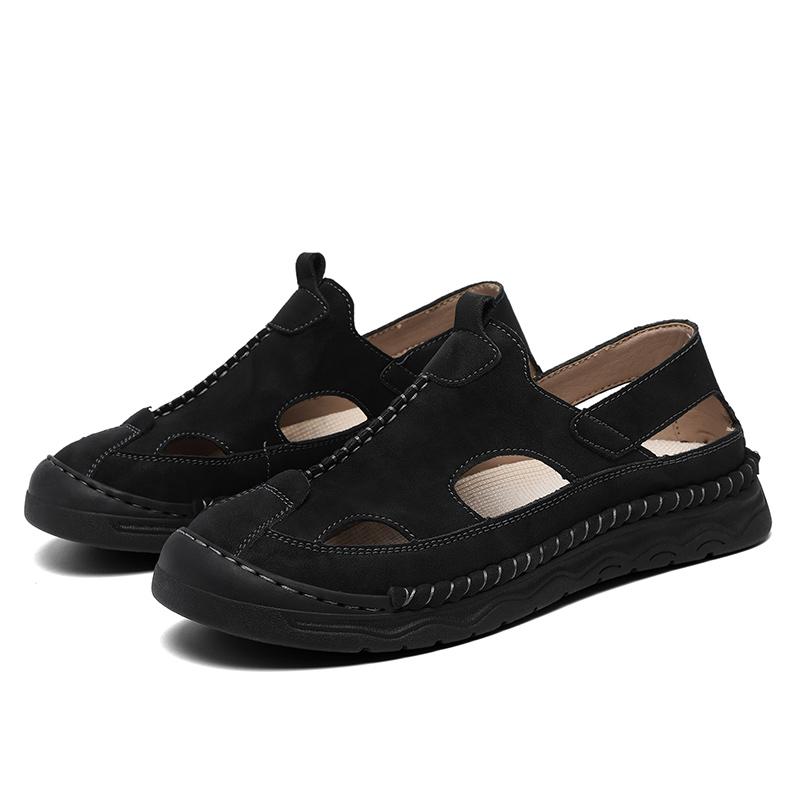 Fashion Summer Breathable Casual Shoes Lightweight Non-slip Beach Hollow Out Sandals Man Platform Sandals Trendy Designer Men Sandals