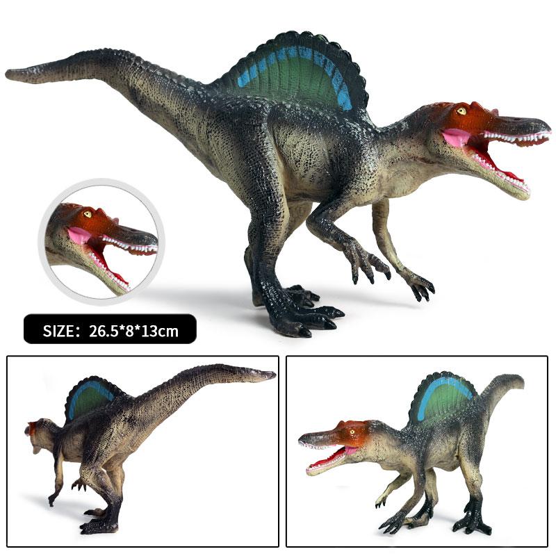 Oenux New Jurassic Dinosaur Brinquedo Spinosaurus Action Figures Open Mouth Tyrannosaurus Animals Model Collection Kid Toy Gift