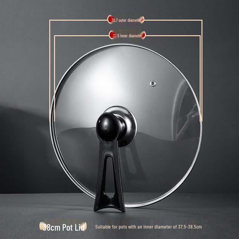 Star Universal Stainless Steel Tempered Glass Pot Lid